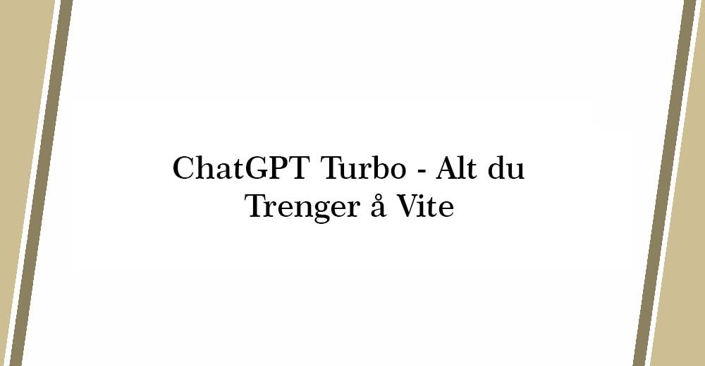 ChatGPT Turbo